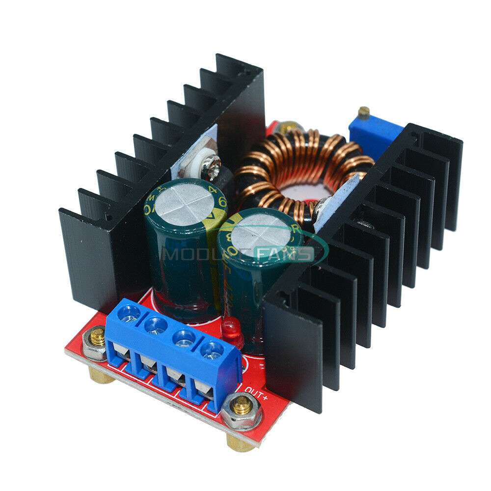 120W DC-DC Adjustable Boost Converter 10-32V to 35-60V Step Up Power Supply