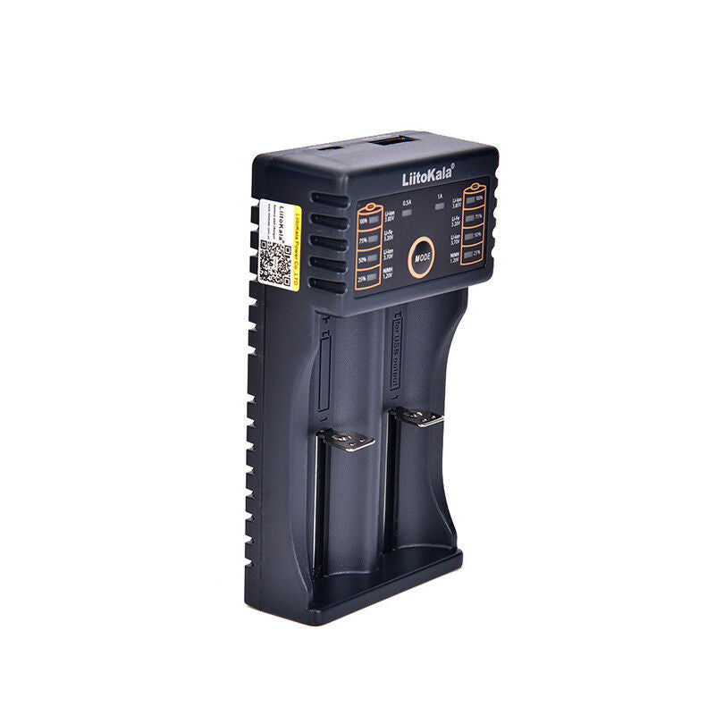 LiitoKala Lii-202 2 Slots USB Battery Charger For Ni-MH Li-ion LiFePO4 DD