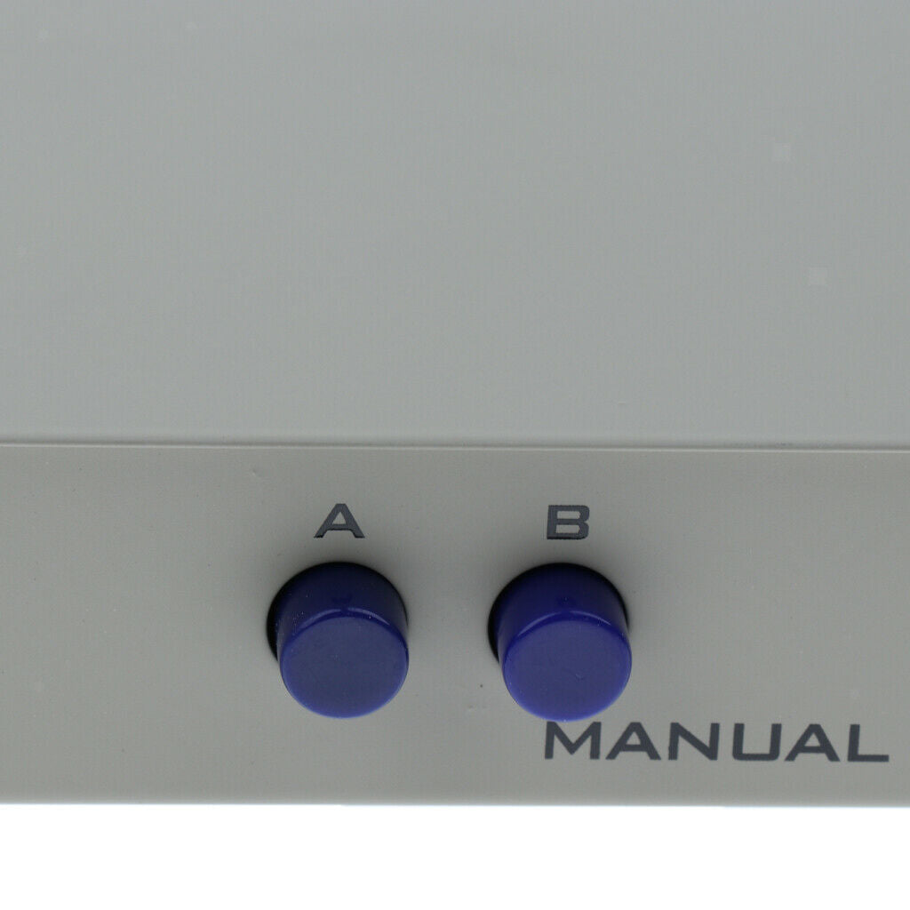 2Ports Manual Parallel DB9 Serial RS 232 Data Exchange Switch 2 in 1