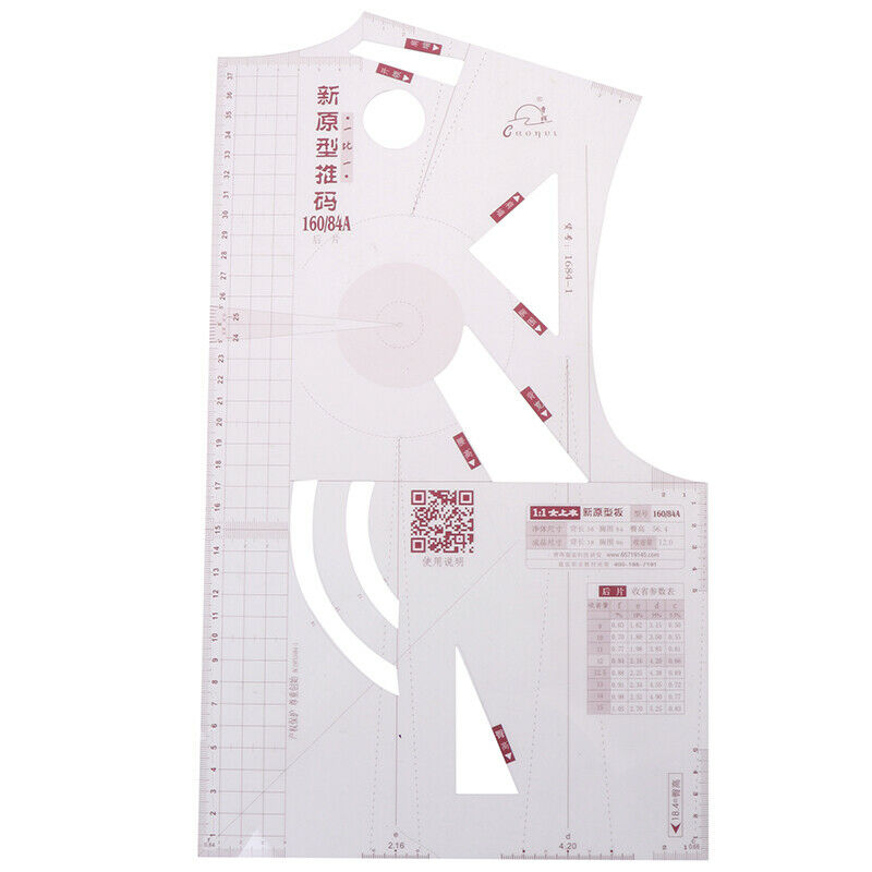 1:1 Fashion Design Ruler Teching Apparel Drawing Templete Garment PrototyperBDA