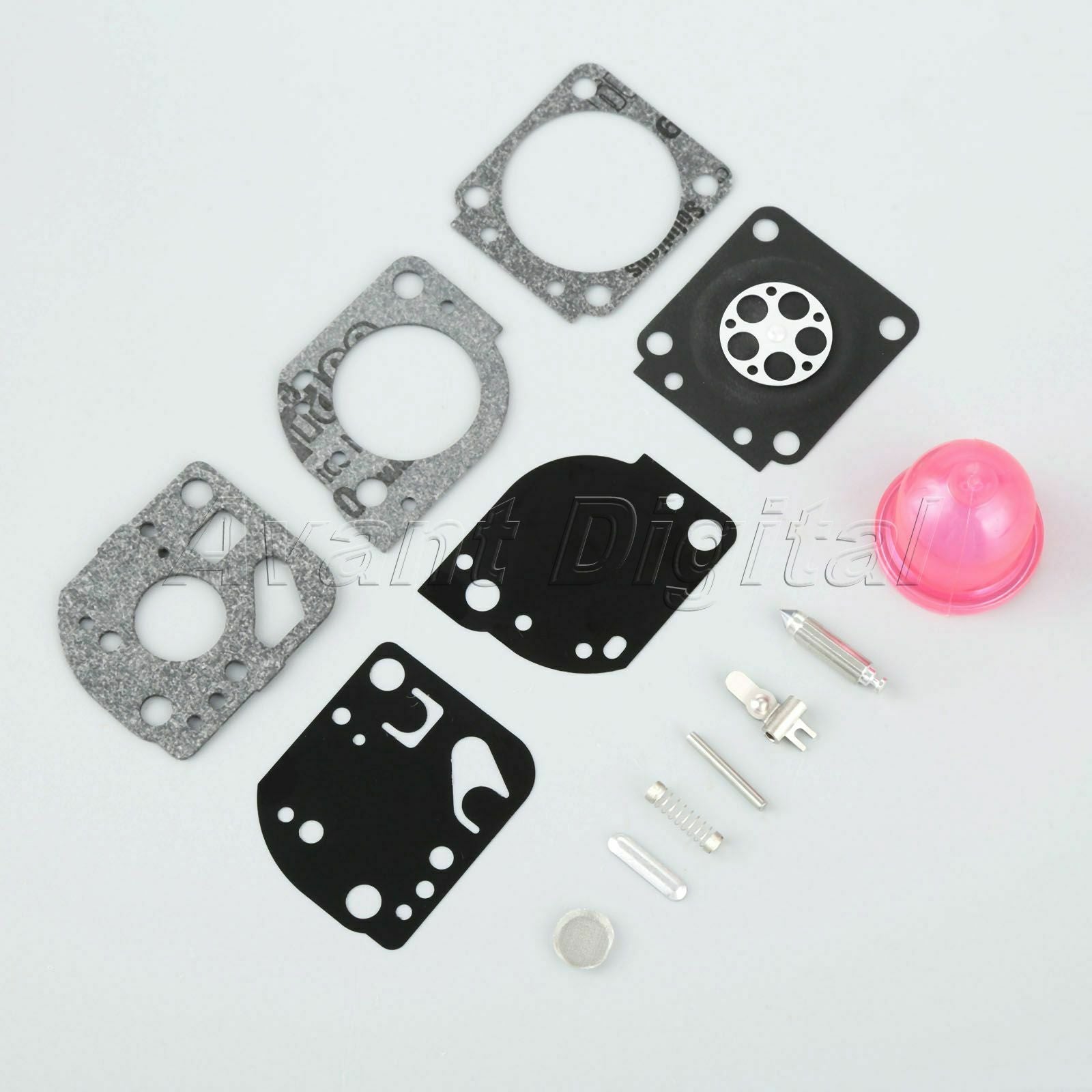 Carburetor Gasket Repair Kit For Zama RB-117 C1U-W19 PP025 PP26E PP125 Chainsaw