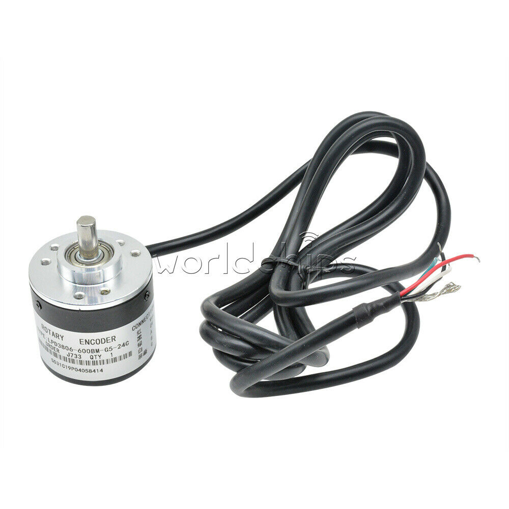 5V-24V Encoder 600P/R AB 2 phase 6mm Shaft Incremental Rotary Encoder