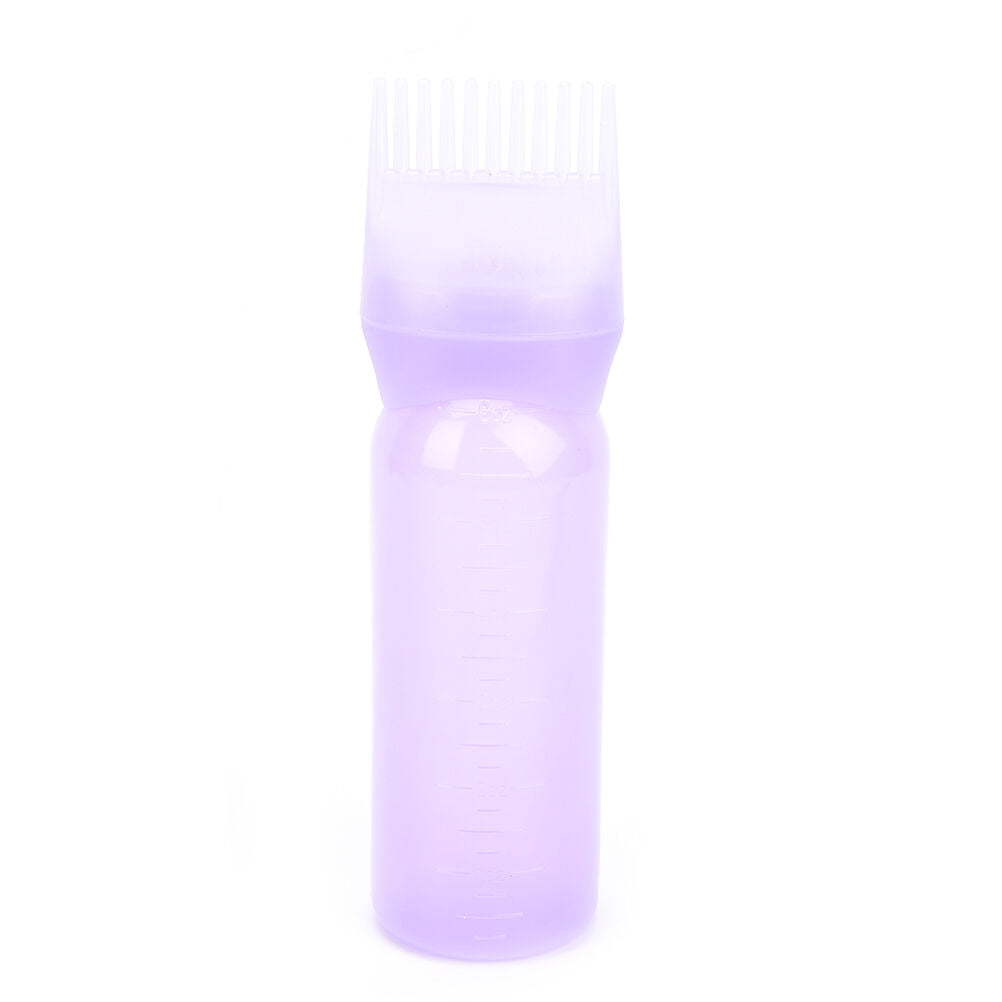 120ML Hair Dye Bottle Applicator Comb Dispensing Salon Hair Coloring Dyeing SJ
