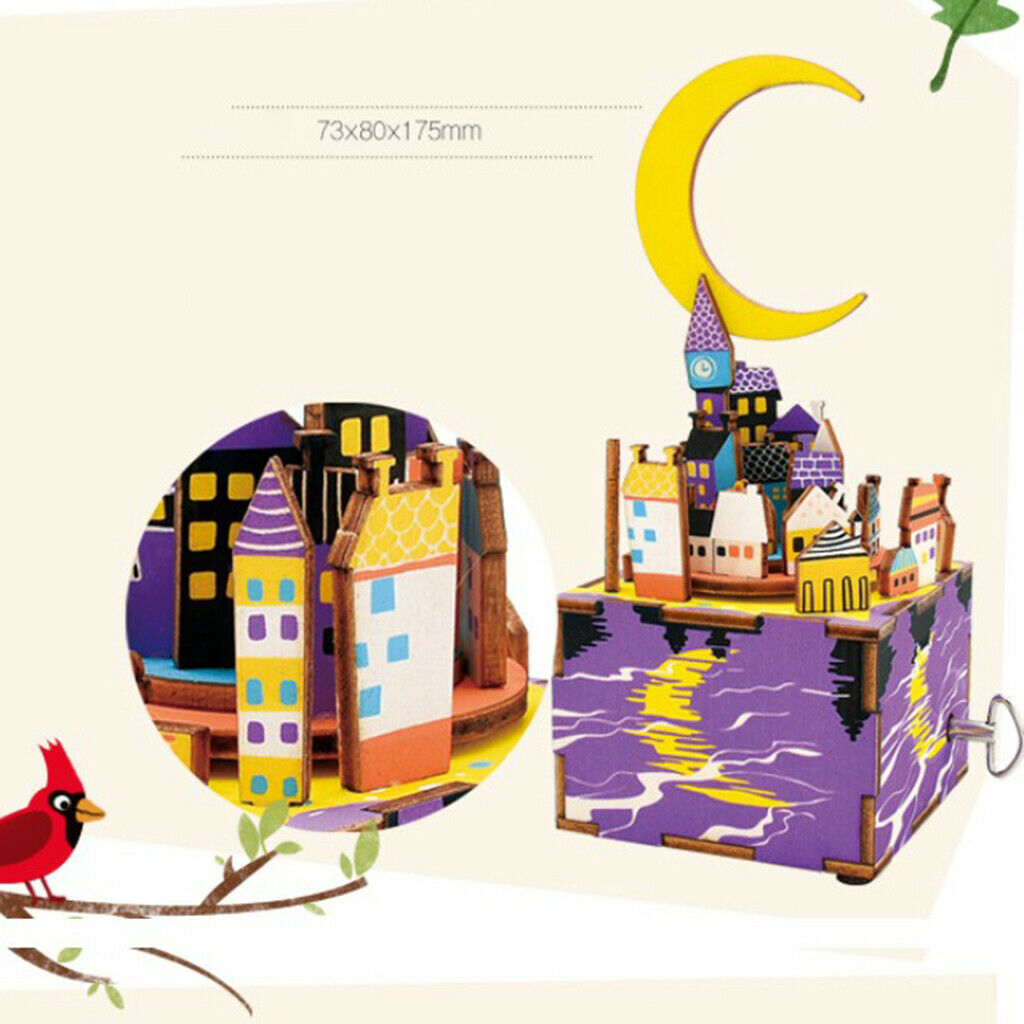 Best Gift Toys Puzzle Music Box Assembly for Adults & Kids Gift