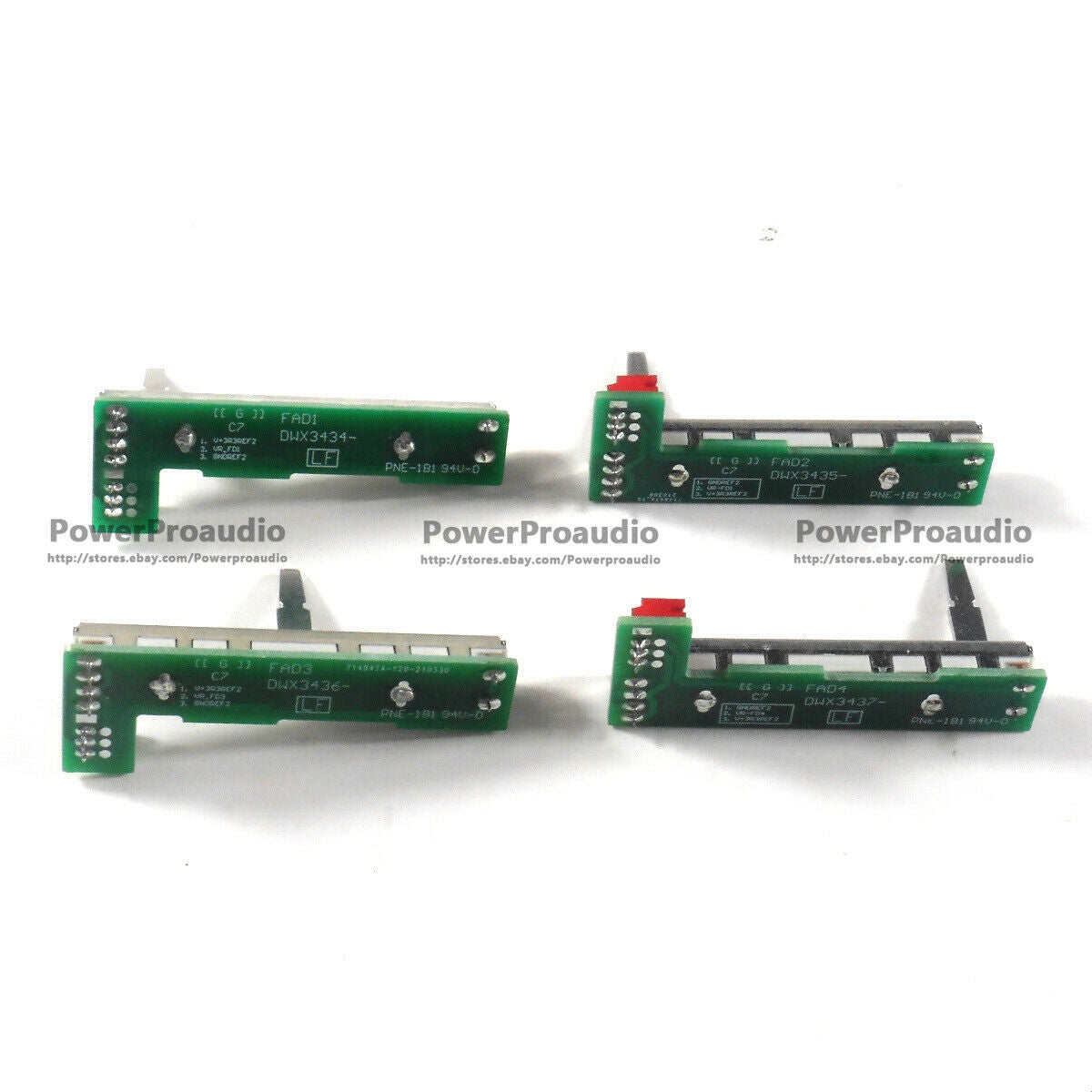 Upgrade Made in Japan 4PCS FADER FOR PIONEER DJM 750 DWX3434 3455 3436 3437 ALPS