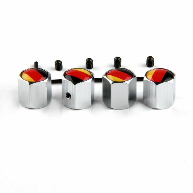 4Pcs Car Wheel Tire Valve Stems Air Cover Anti-theft Locking For VW Volkswagen