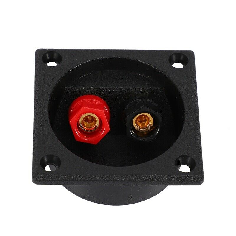 New Square Board Binding Post Speaker Box Terminal Cup Wire Cable Box ConnectoQ9