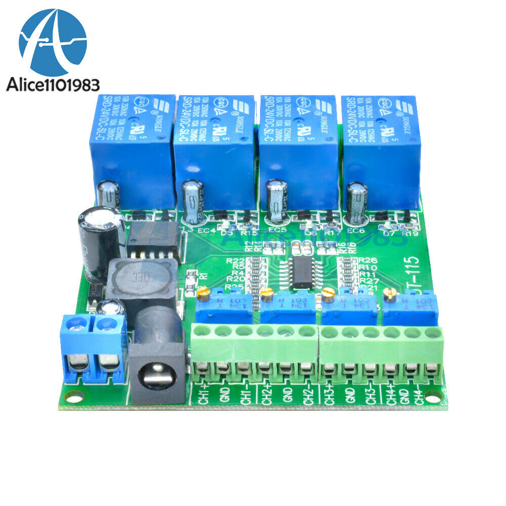 DC 24V 4-Channel Voltage LM393 Comparator Comparison Stable Module 150mA