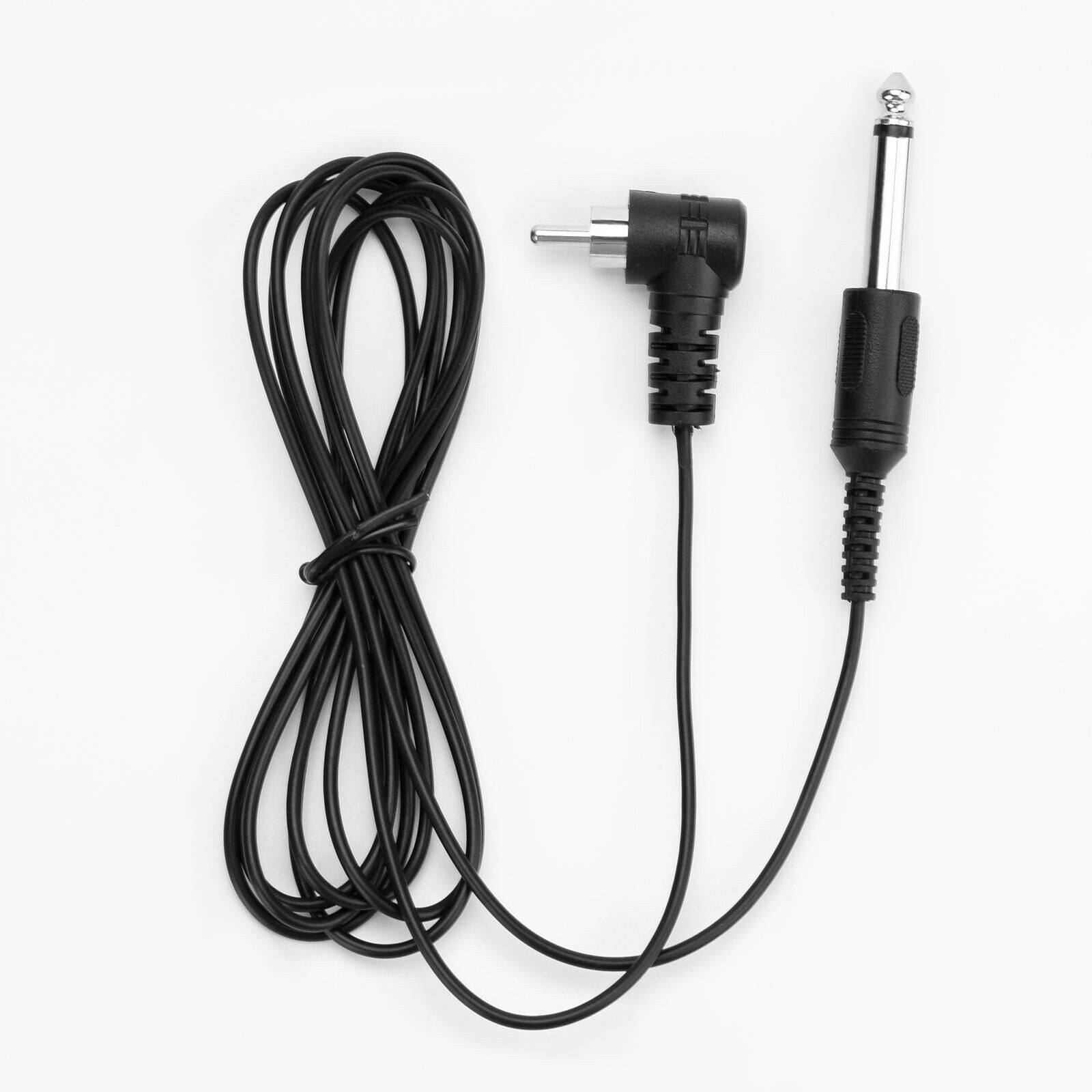 High Quality 6.3ft Tattoo Power Supply Soft Silicone RCA Clip Cord Connector for