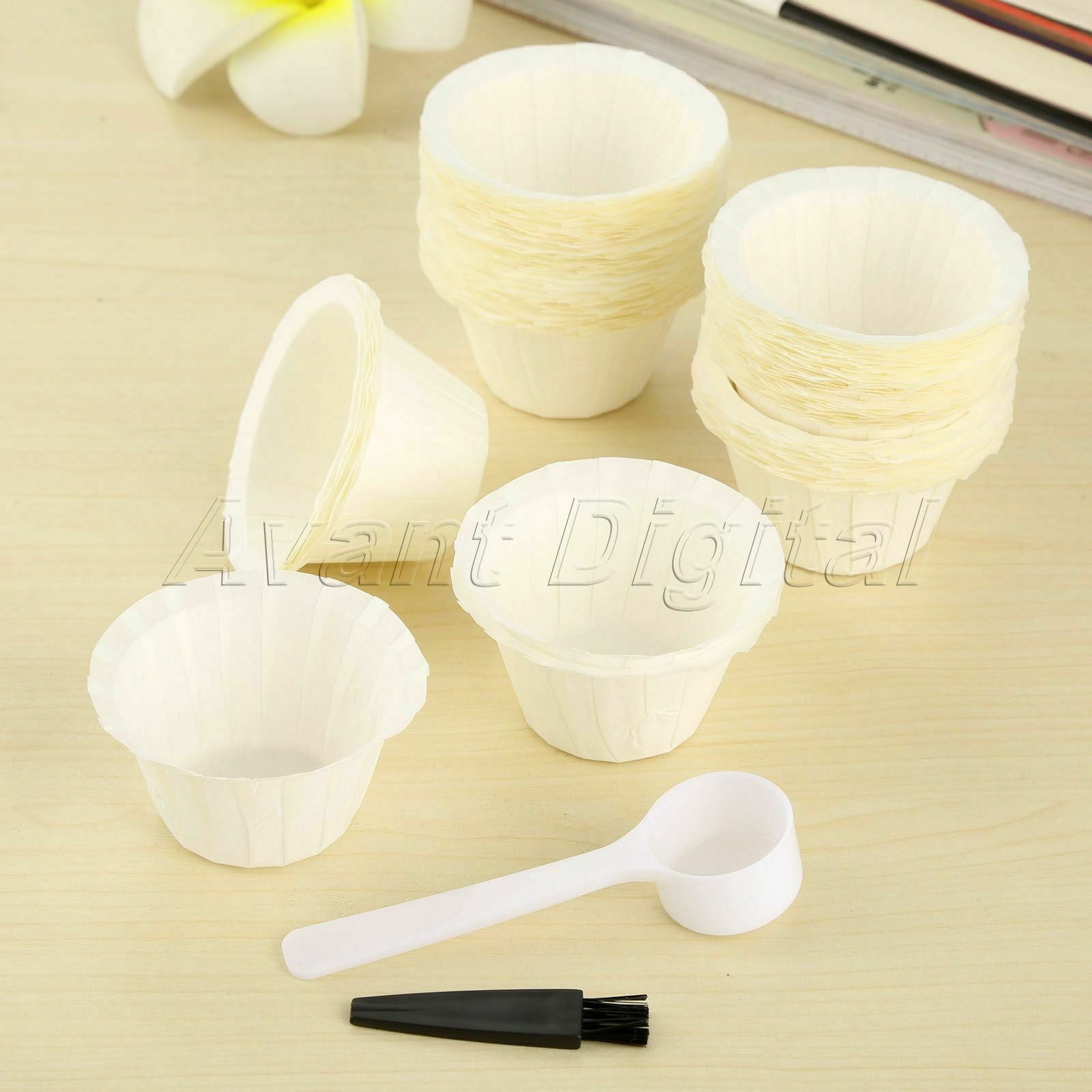 Disposable Coffee Paper Filters Cup For K Carafe Keurig K-Cup 2.0 100x i Cafilas