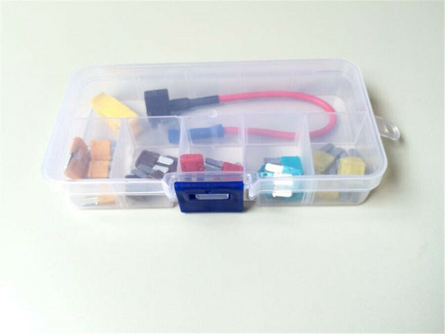 1x Fuse Holder+1x Fuse Puller+25 Micro2 Blade Type Fuses 32V For Car Circuits