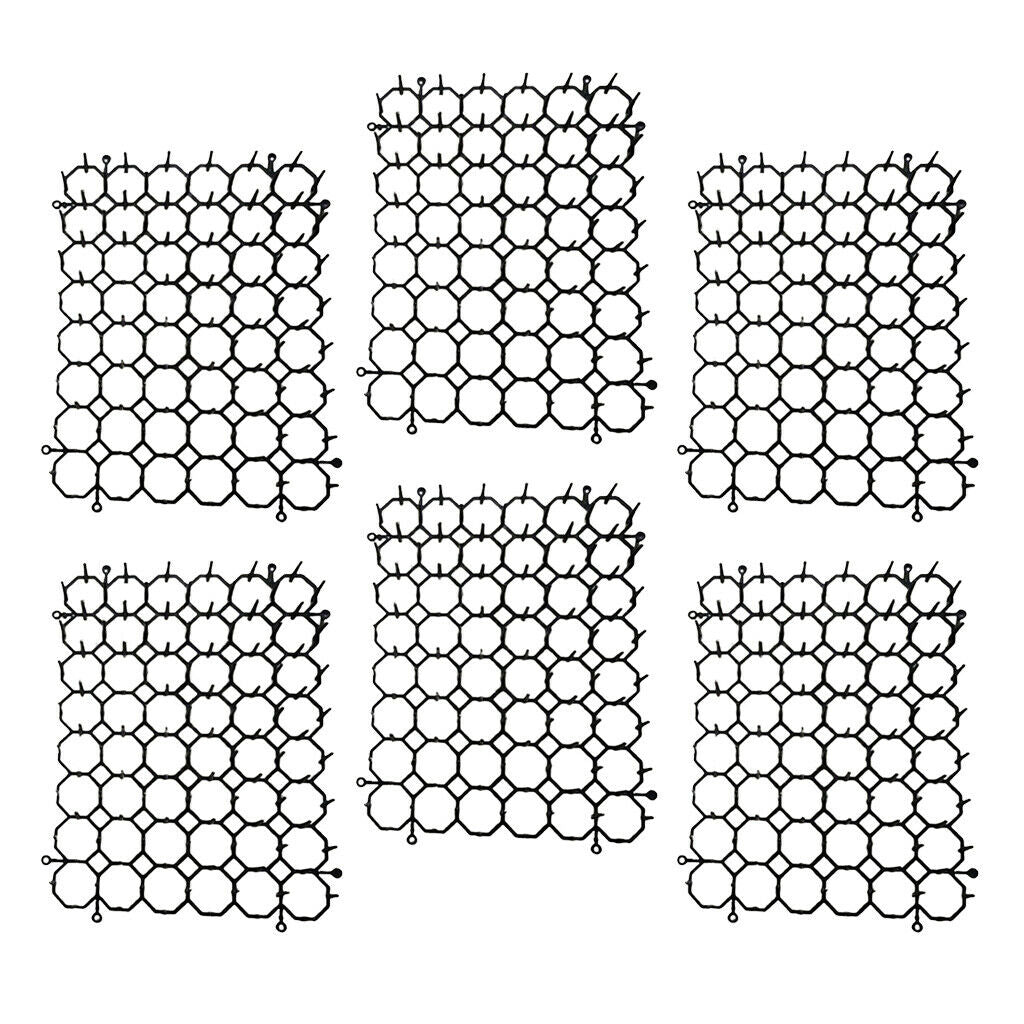 6x Cat Pet Deter Mat Repellent Spikes Mats Prevents Pet Away For Flower Pot