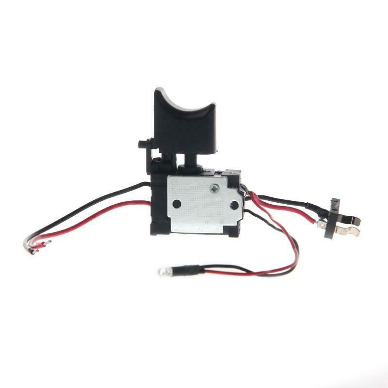 Electric Drill Dustproof Speed Control Push Button Trigger Switch DC 7.2-24V