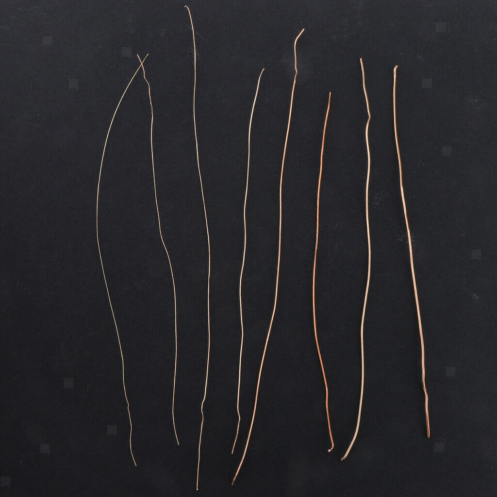 2x Copper Wire for Jewellery Making Artistic Craft Wire 0.25mm, 1mm 19& 33 Gauge