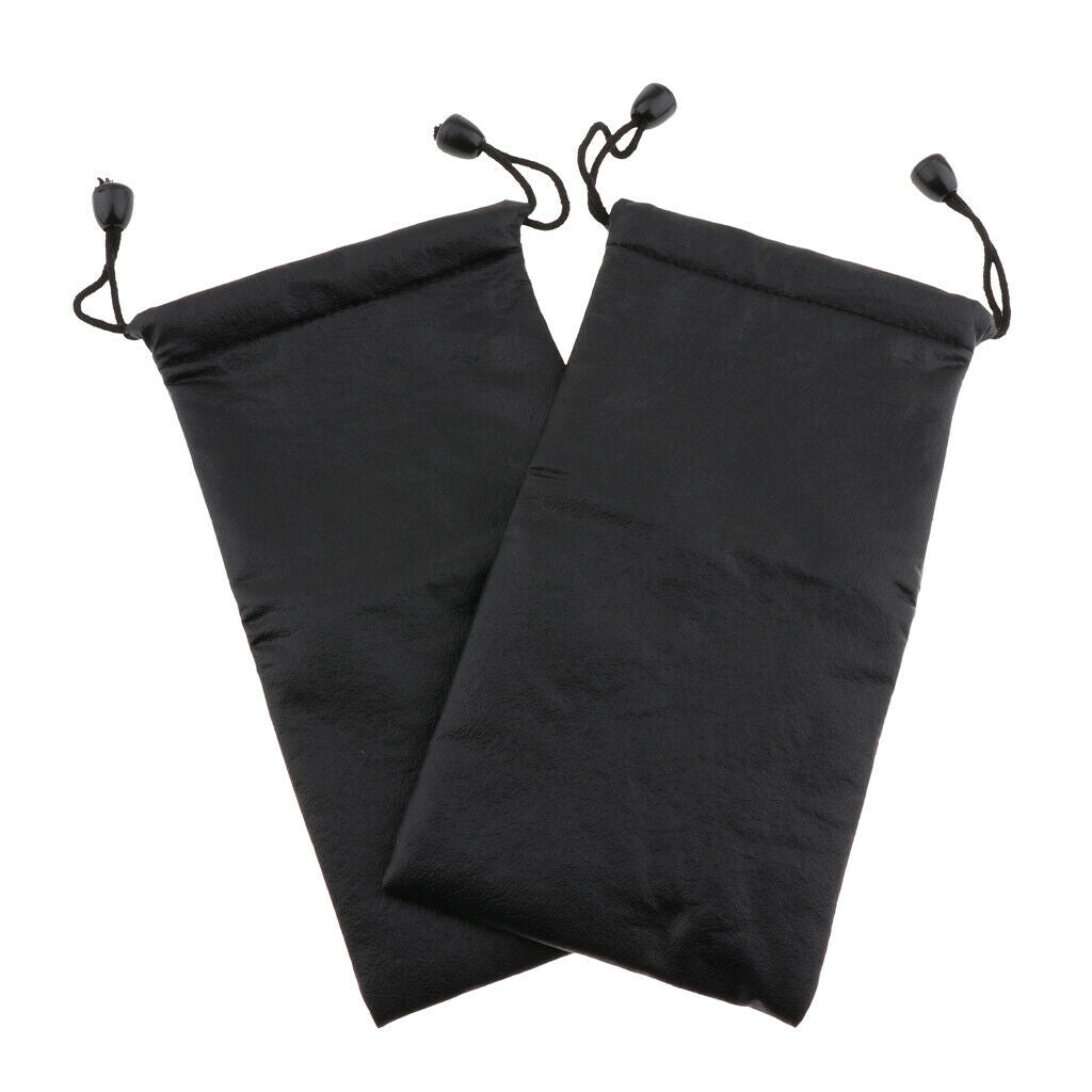 2pcs Sunglasses Glasses Storage Pouch Bag with Drawstring