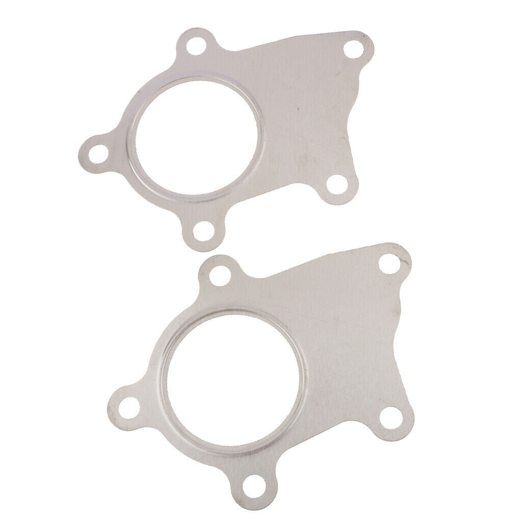 2Pack Car DIY Parts Turbo Charger Downpipe Flange Gasket for T3/T4 Turbo