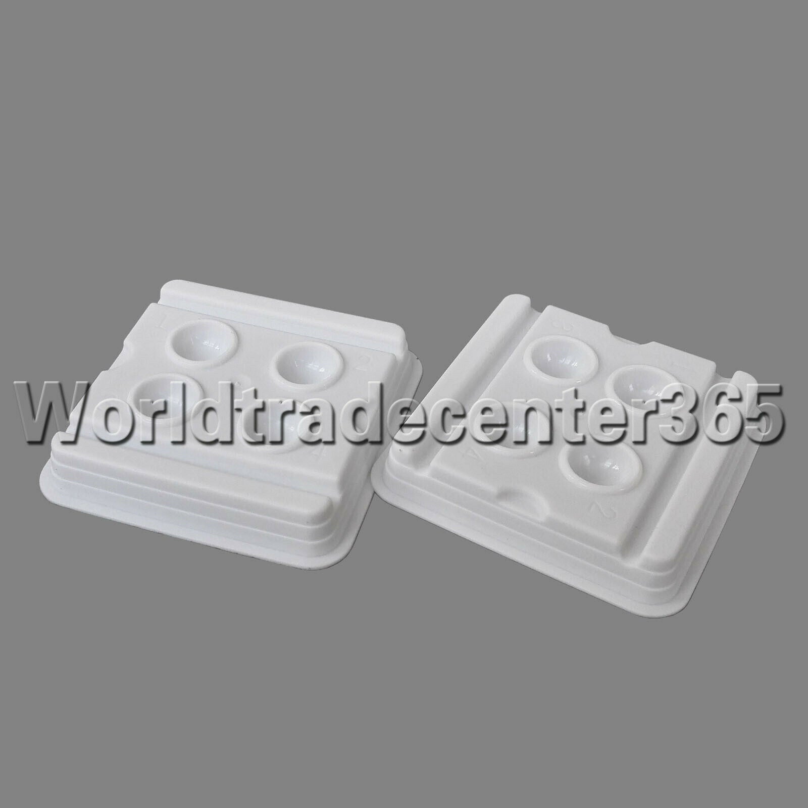 500Pcs 4-WELL DISPOSABLE MIXING WELLS Bonding Composite Adhesive DENTAL / CRAFTS