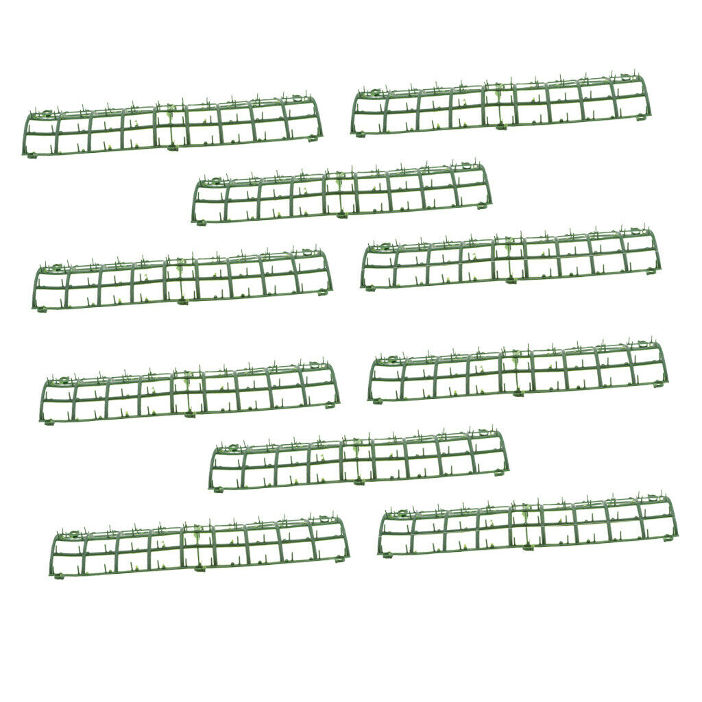 10Pcs Artificial Flower Wall Plastic Panels For D.I.Y Wedding Background