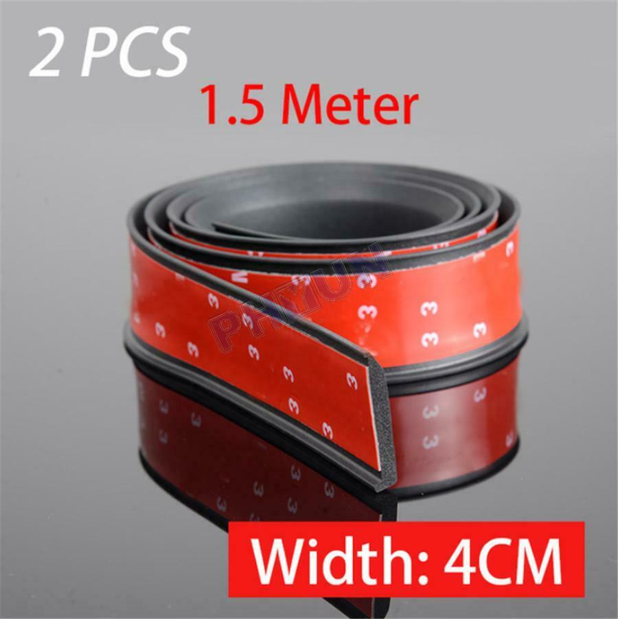 59''*1.57'' Car Wheel Eyebrow Extension Protector Arch Extenders Black Universal