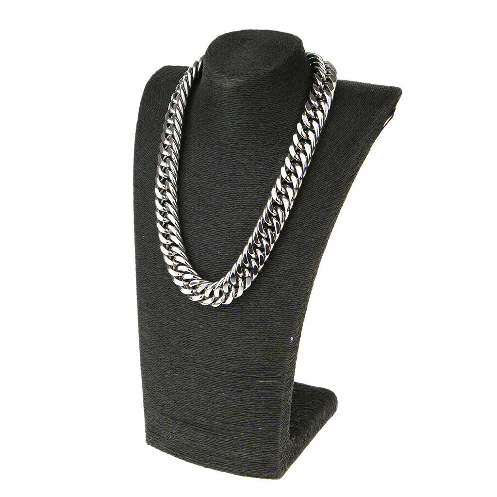 Cuban Chain Necklace Curb Chain Unisex Stainless Steel Necklace Link Chain