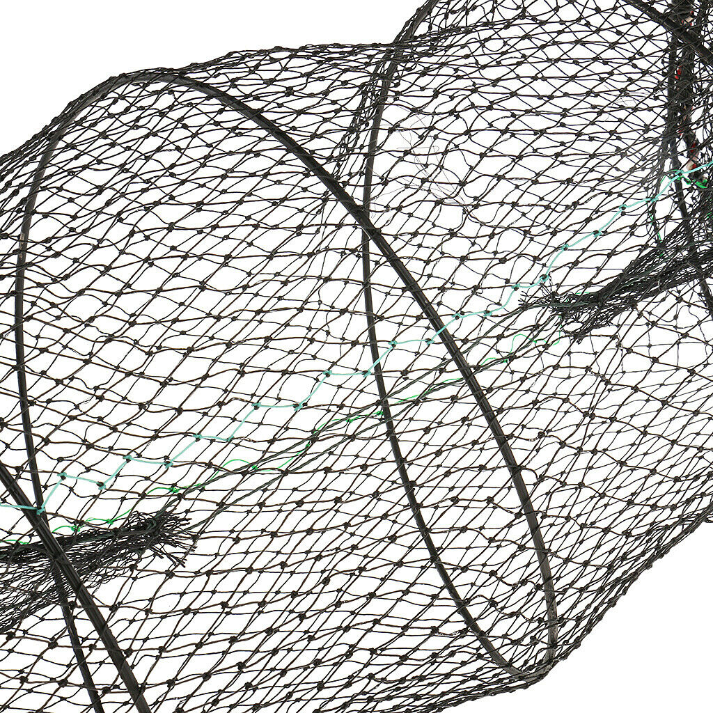 2 Pieces Fishing Net Crab Cage Fishing Bait Minnow Crawfish Crawdad Shrimp