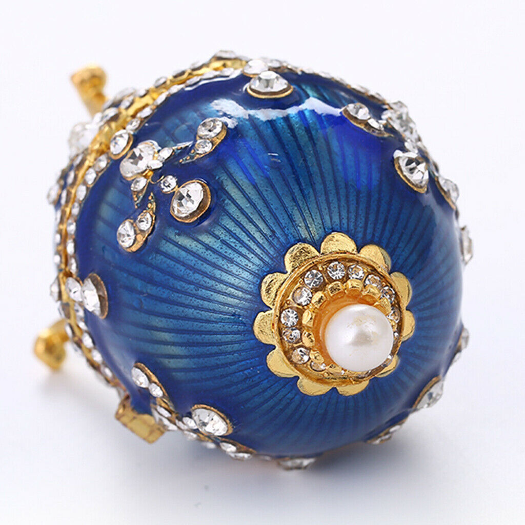 Crystal enamel jewelry jewelry box easter egg storage case