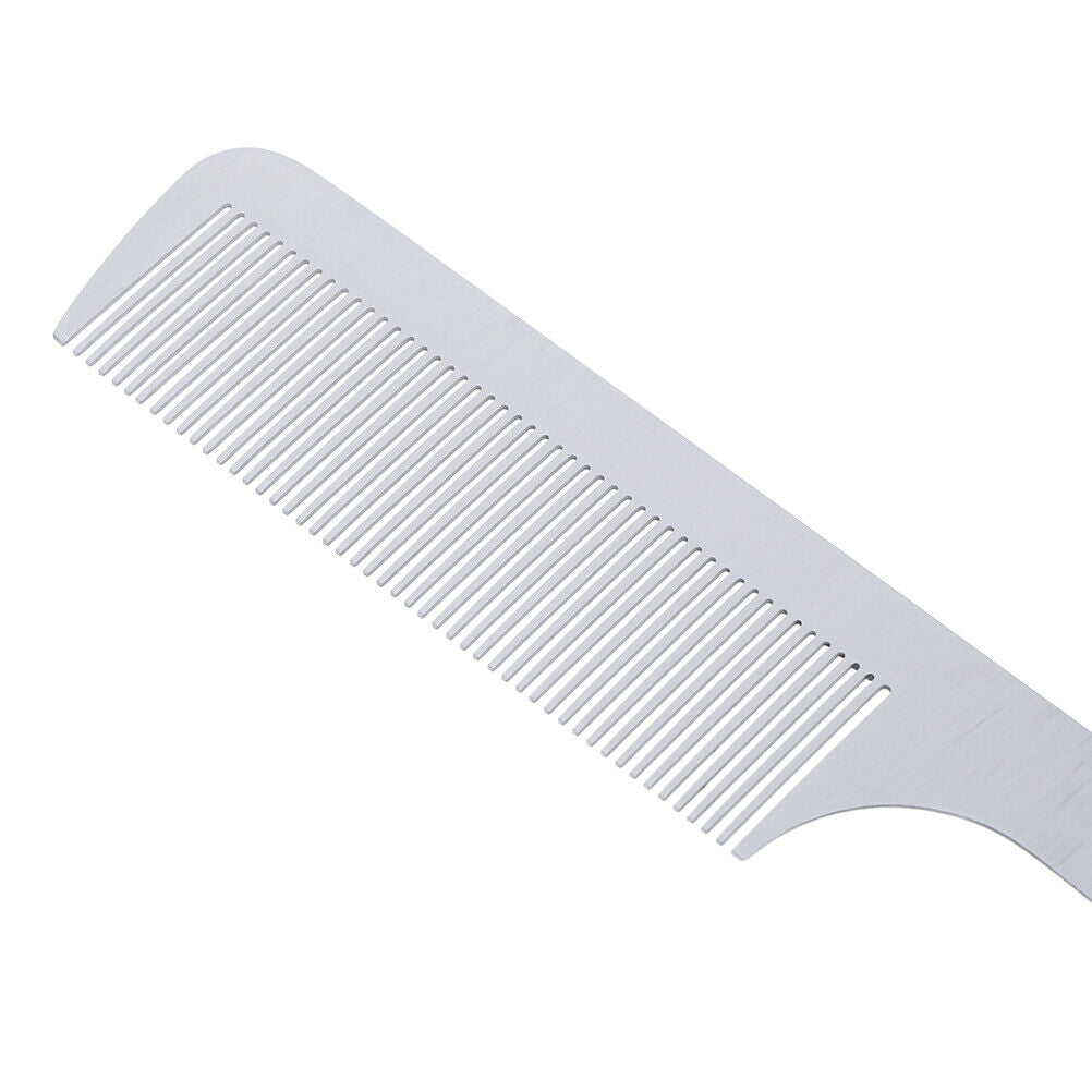 1Pc Anti-static Stainless Steel Comb Professional Salon Hair Styling Barb.l8