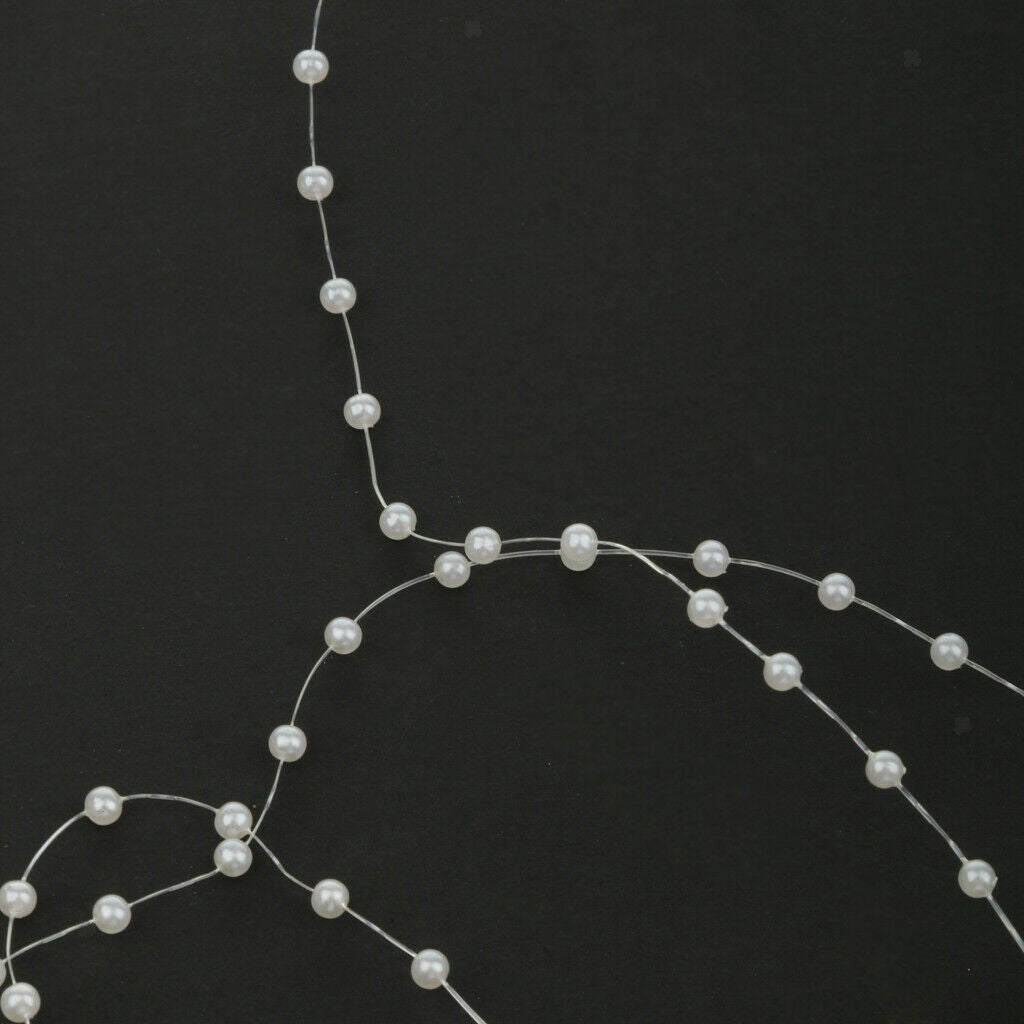 Fishing Line Pearls/Flower Chain Garland Chandelier Hanging Wedding Supplier