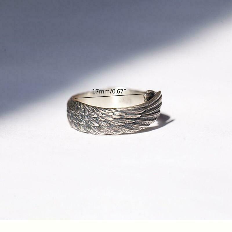 Angel Wing Knuckles Rings Open for Women Girls Teens Charm Gifts Fashion Jewelry