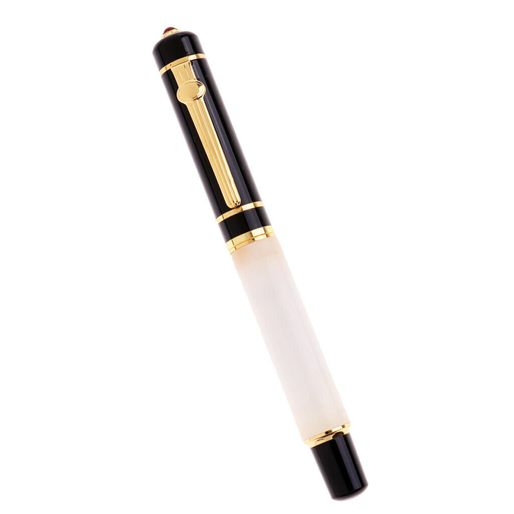 Chinese Porcelain with Metal Golden Design Mediun Roller Ballpoint Pen black