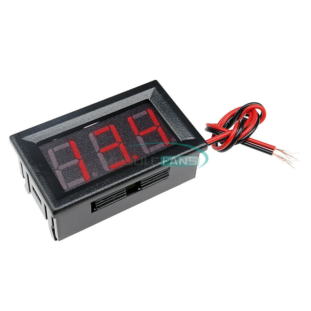 Red 0.56" Voltmeter LED Panel Three Digital Display Volt Voltage Meter DC4.5-30V