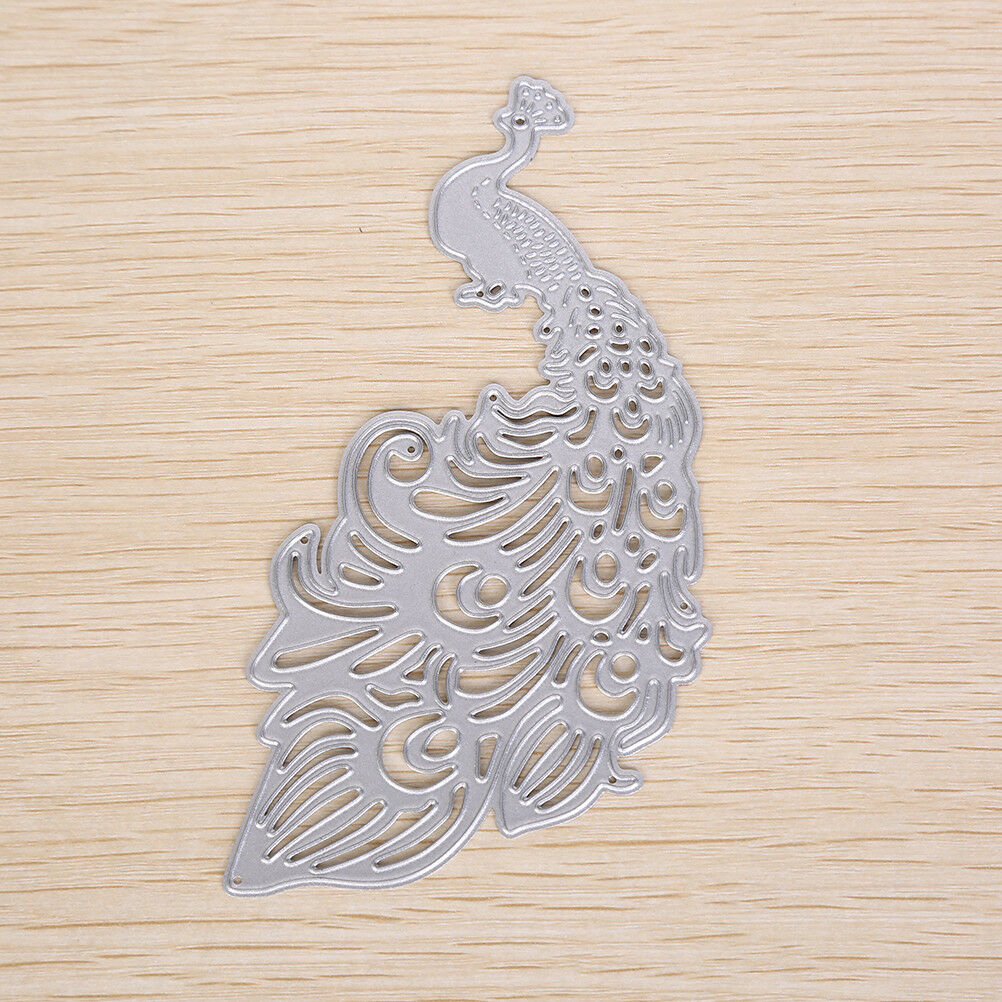 Peacock  Metal Cutting Dies Stencil Scrapbook Album Paper Card Emboss Craft Y Tt