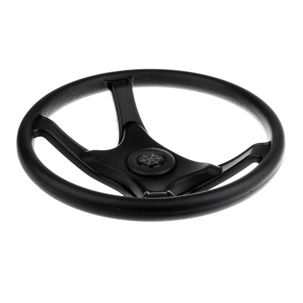 4 Banches Boat Steering Wheel - Black