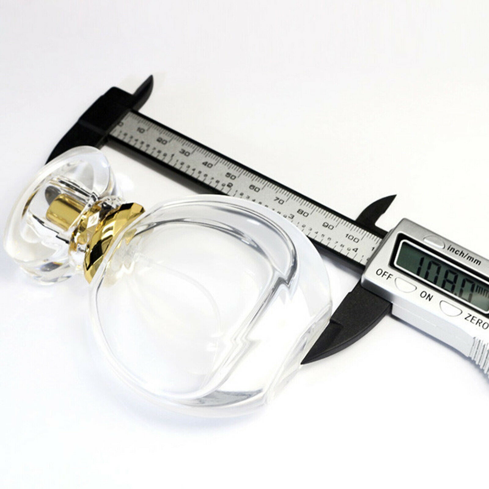 Travel 50ml 1.7OZ Refillable Clear Glass Fragrance Perfume Bottle Atomizer