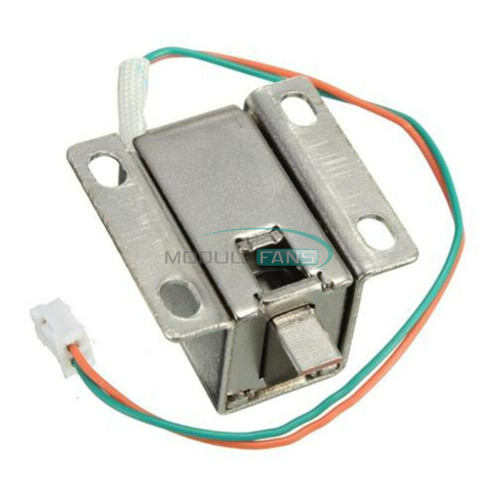 Electric Solenoid Lock Tongue Upward Assembly for Door Cabinet Drawer DC 12V