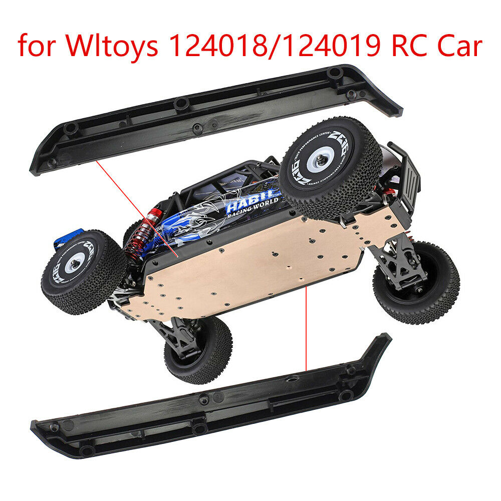 RC Car Bottom Edge Assembly for Wltoys 1/12 Car Accessories Parts Black
