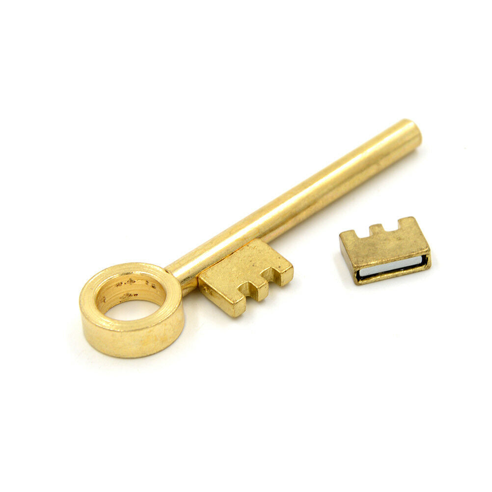Golden Moving Skeleton Key Close Up Magic Trick Ghost Haunted Visual Prop KQ FG