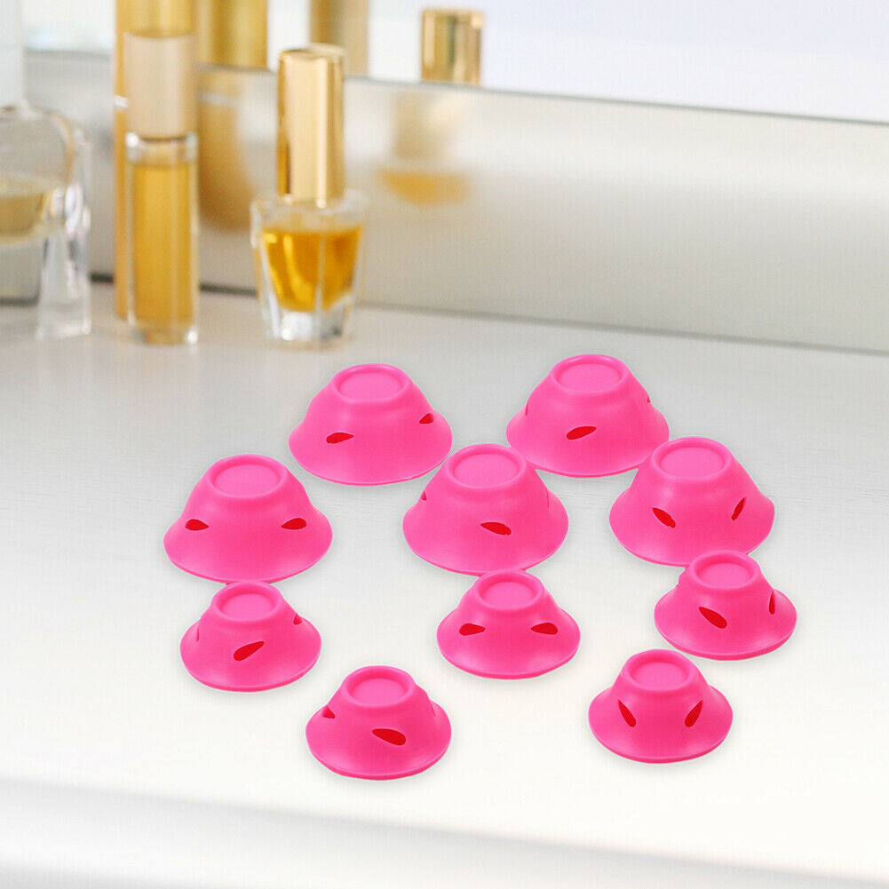 40pcs Mushroom Curlers Silicone Hair Roller Twist Hair Styling DIY Tools @