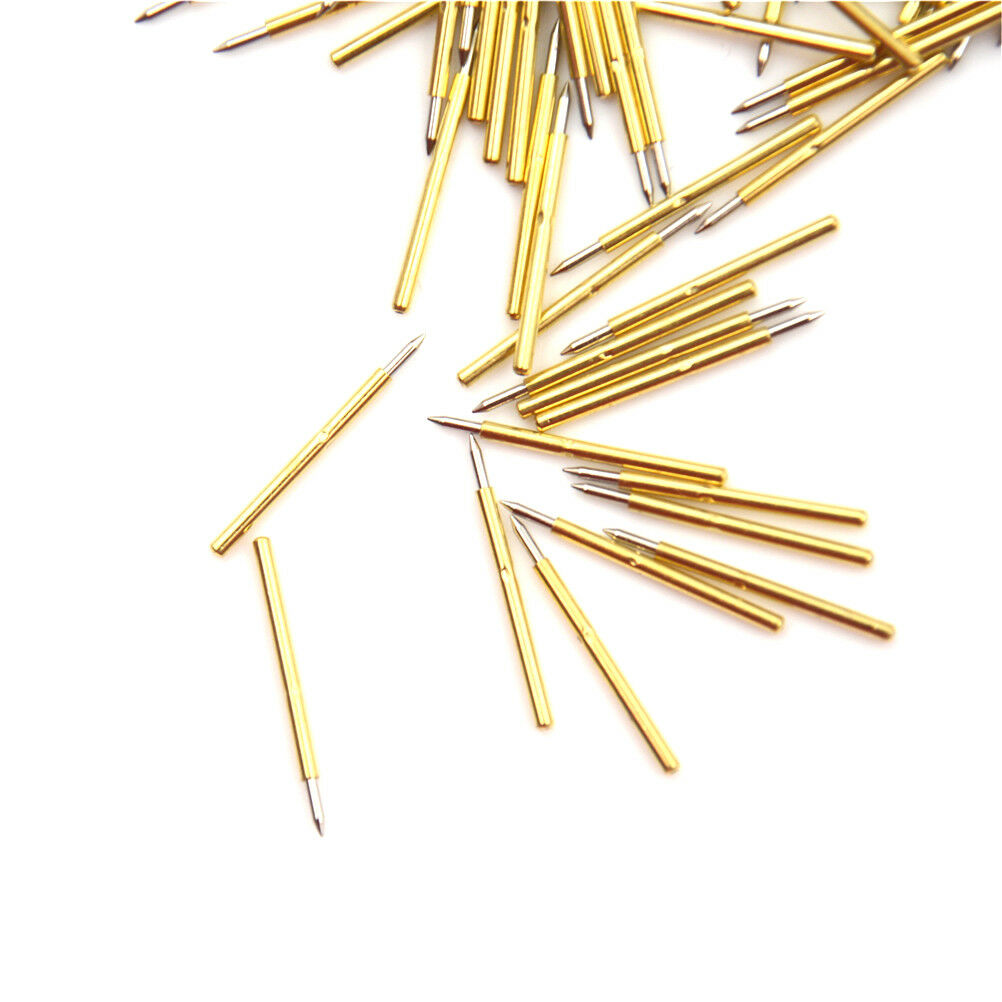 100pcs P75-B1 Dia 1.0mm Cusp Spear Spring Loaded Test Probes Pogo Pins to.l8