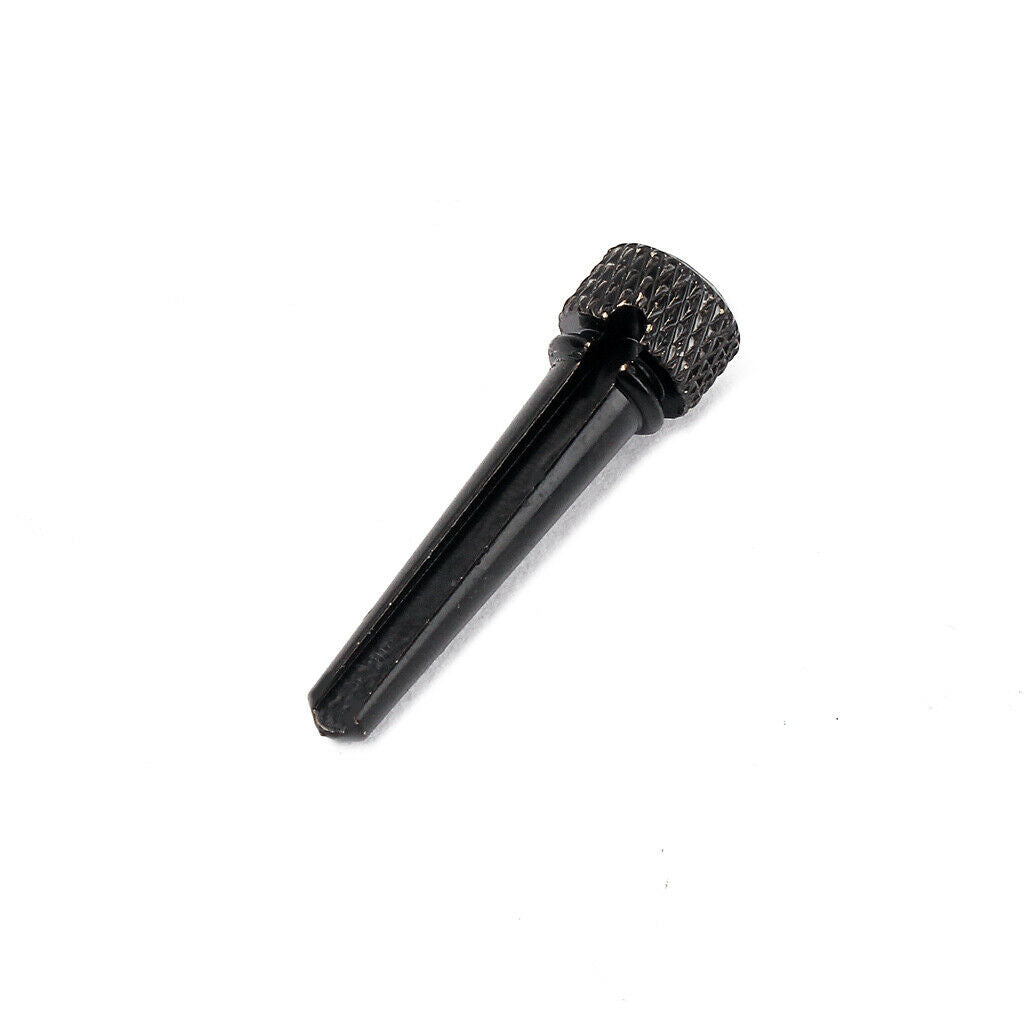Set of 6 Copper Acoustic Guitar/Mandolin Bridge Pins Replacement-Black