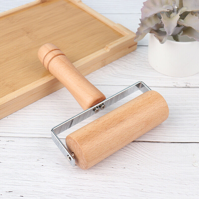 Rolling Pin Pastry Pizza Pasta Hand Rolling Bake Roller Wooden Baking KitcheBDD