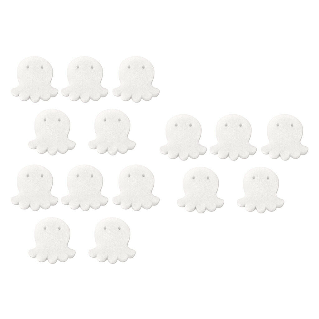 15x Oil Absorbing Sponge Scum Grime Sponge Absorber for Pools Octopus White