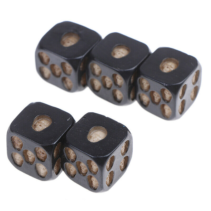 New Black Color 5 Pcs Set Creative Game Cube Dice, Role Playing Di gtJCAUBDDD