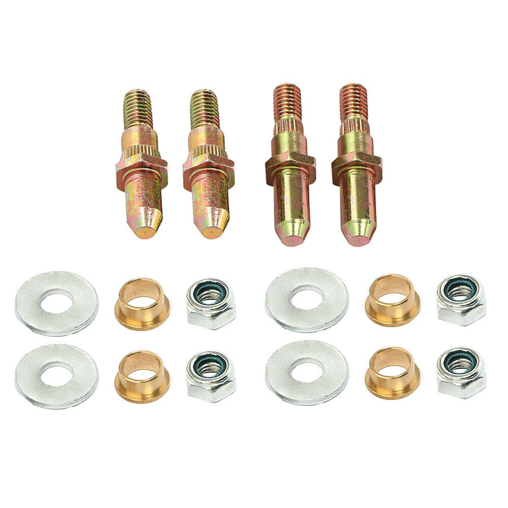 Door Door Hinge Pins and Bushing Repair Set 4 Pins 2 Door Fits Chevy Truck
