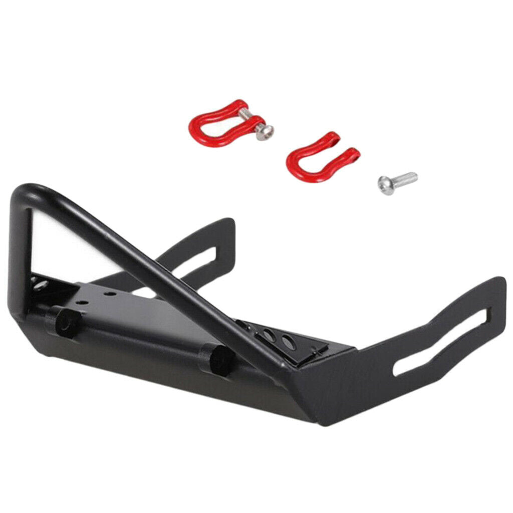 1:10 Front Bumper Bull Bar with 2 LED HeadLights for 1/10 Axial SCX10 RC Car