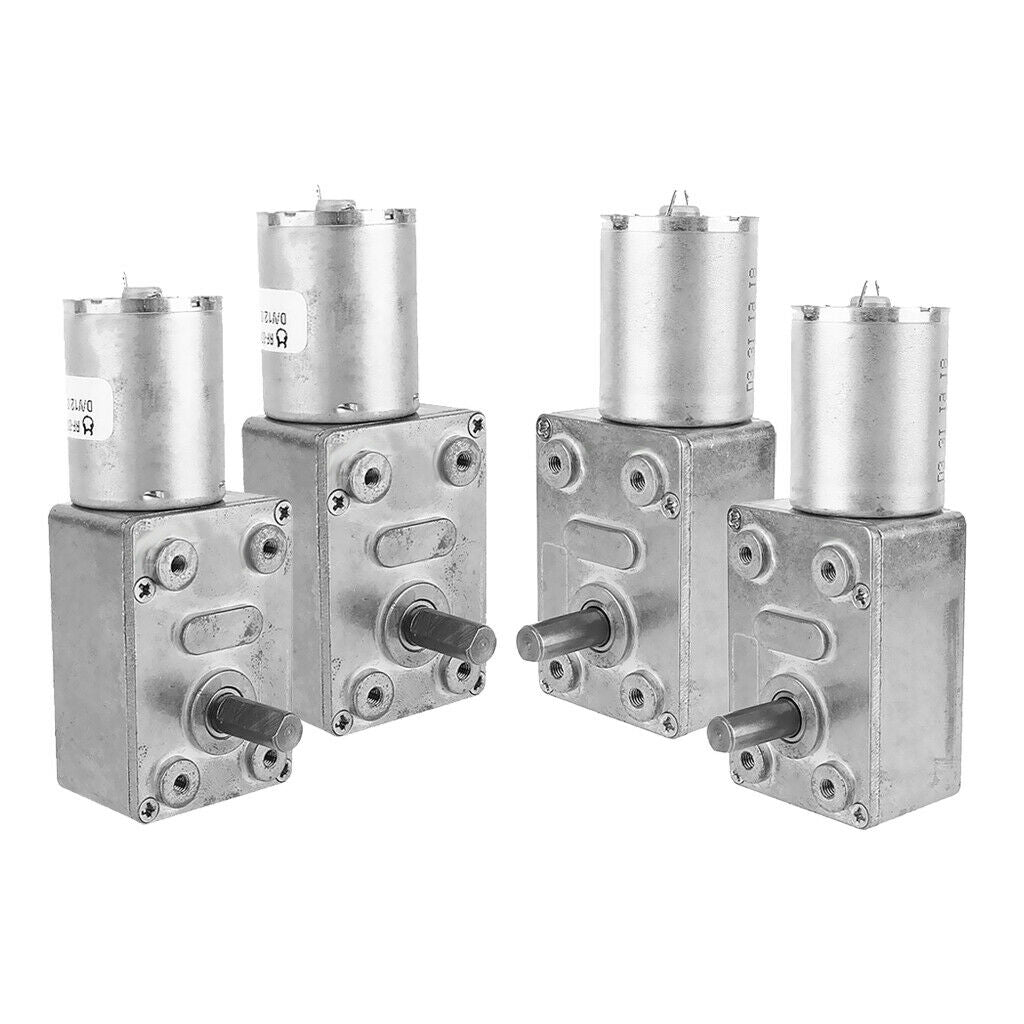 4pcs 12V Gear Reduction Motor Micro DC Gear Motor Direct Current Motor 10RPM