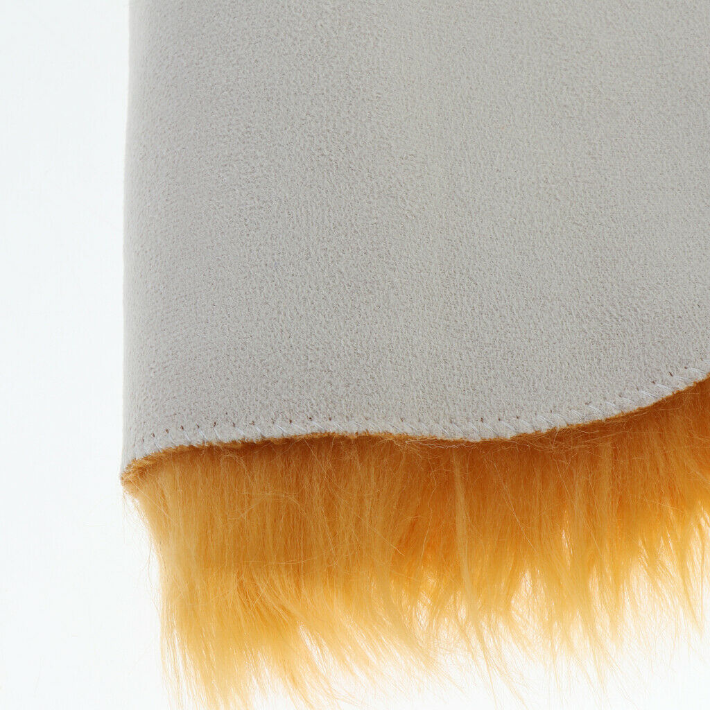 1 Pair Soft Artificial Wool Area Rugs for Bedside Floor Mat Plush Sofa Cover