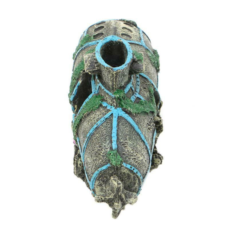 Aquarium Fish Tank Ornament Sunken Submarine Hiding Cave Landscaping Decoration