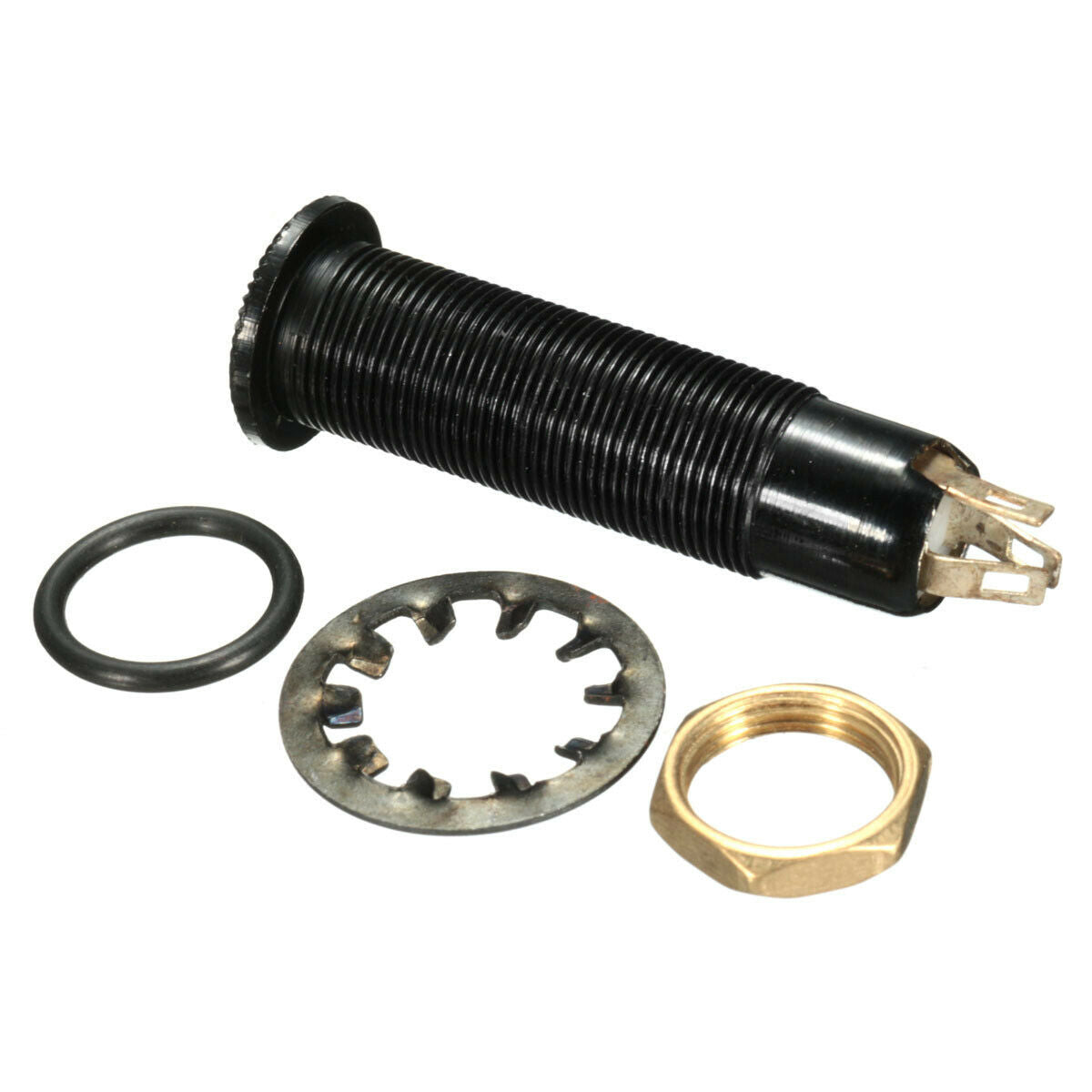 Guitar Bass Input/Output Active Barrel Jack Socket For Electric Guitar Bass