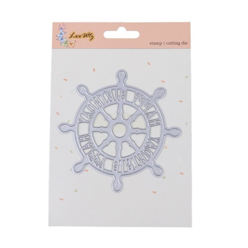 Happy Birthday Gear Cutting Dies Stencil Scrapbooking Paper Craft Card DIY Decor